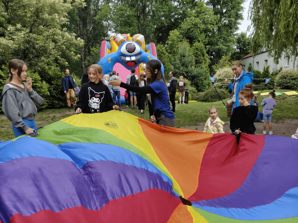 piknik dla placówki w łodzi