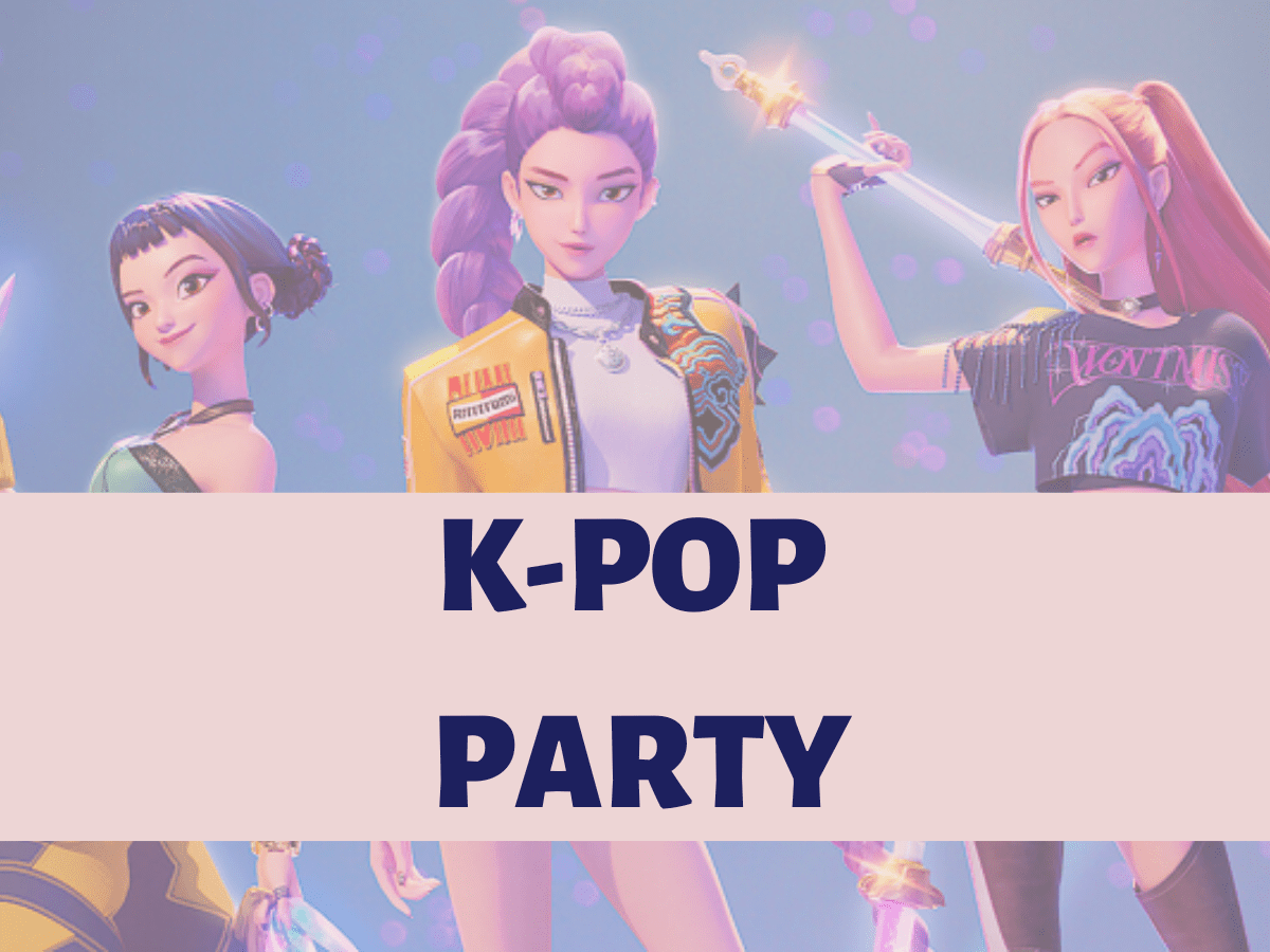 urodziny dla dziewczynek w stylu Kpop demon hunters rumi mira zoey